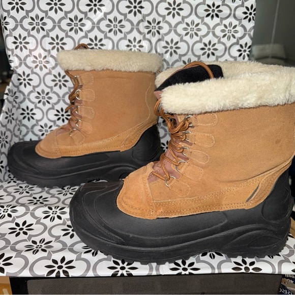 Itasca womens Thinsulate 3M Brown & Black Winter hunting Boots Sz 10 - Picture 3 of 12
